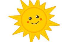 Sol sonriente